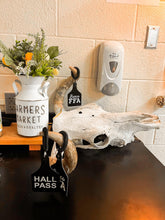 Load image into Gallery viewer, Engraved Ear Tag Hall Pass