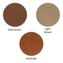 Load image into Gallery viewer, Faux Leather Coffee Sleeve - Coffee Because Murder is Wrong