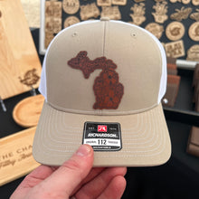 Load image into Gallery viewer, Floral Michigan - Richardson 112 Trucker Hat
