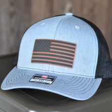 Load image into Gallery viewer, American Flag - Richardson 112 Trucker Hat
