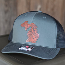 Load image into Gallery viewer, Floral Michigan - Richardson 112 Trucker Hat
