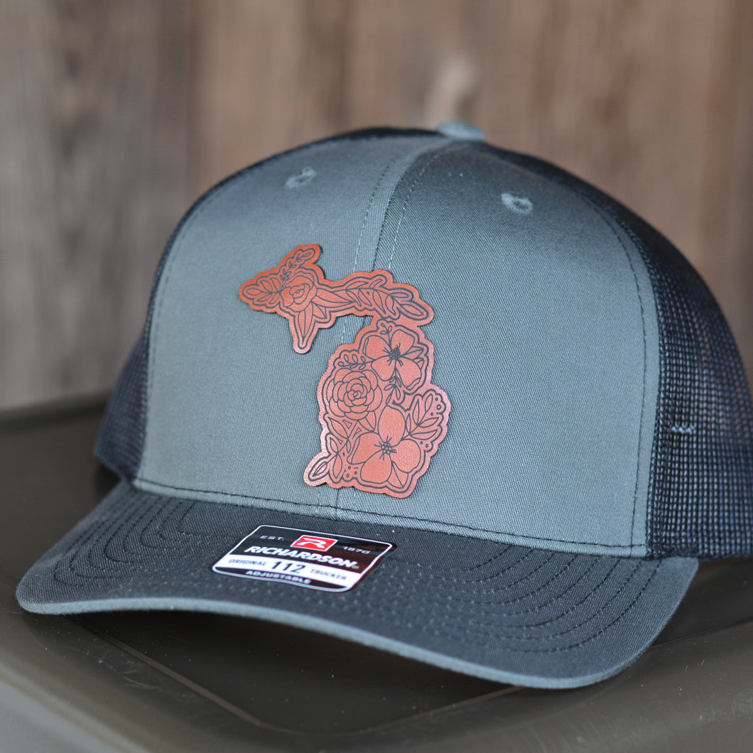 Floral Michigan - Richardson 112 Trucker Hat