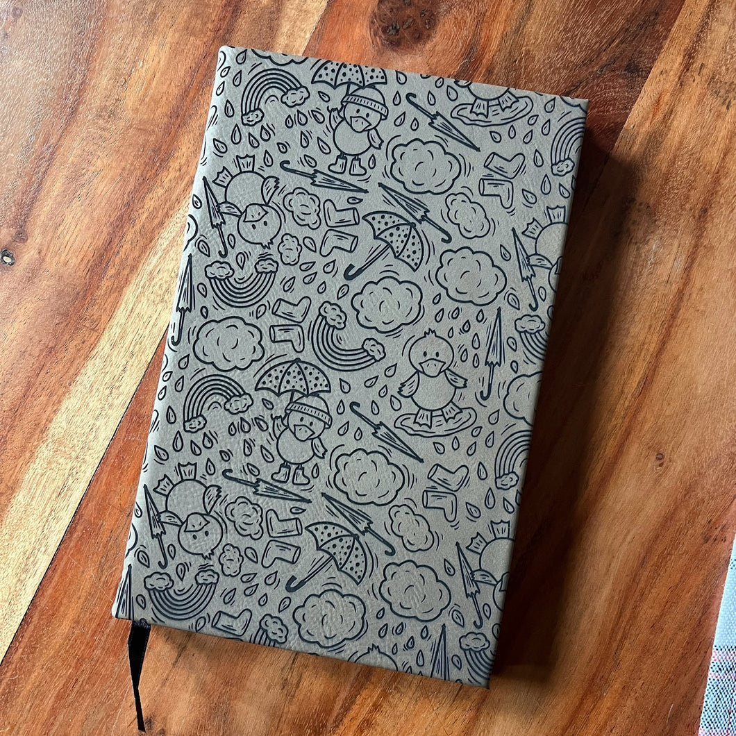 Rainy Day Faux Leather Journal