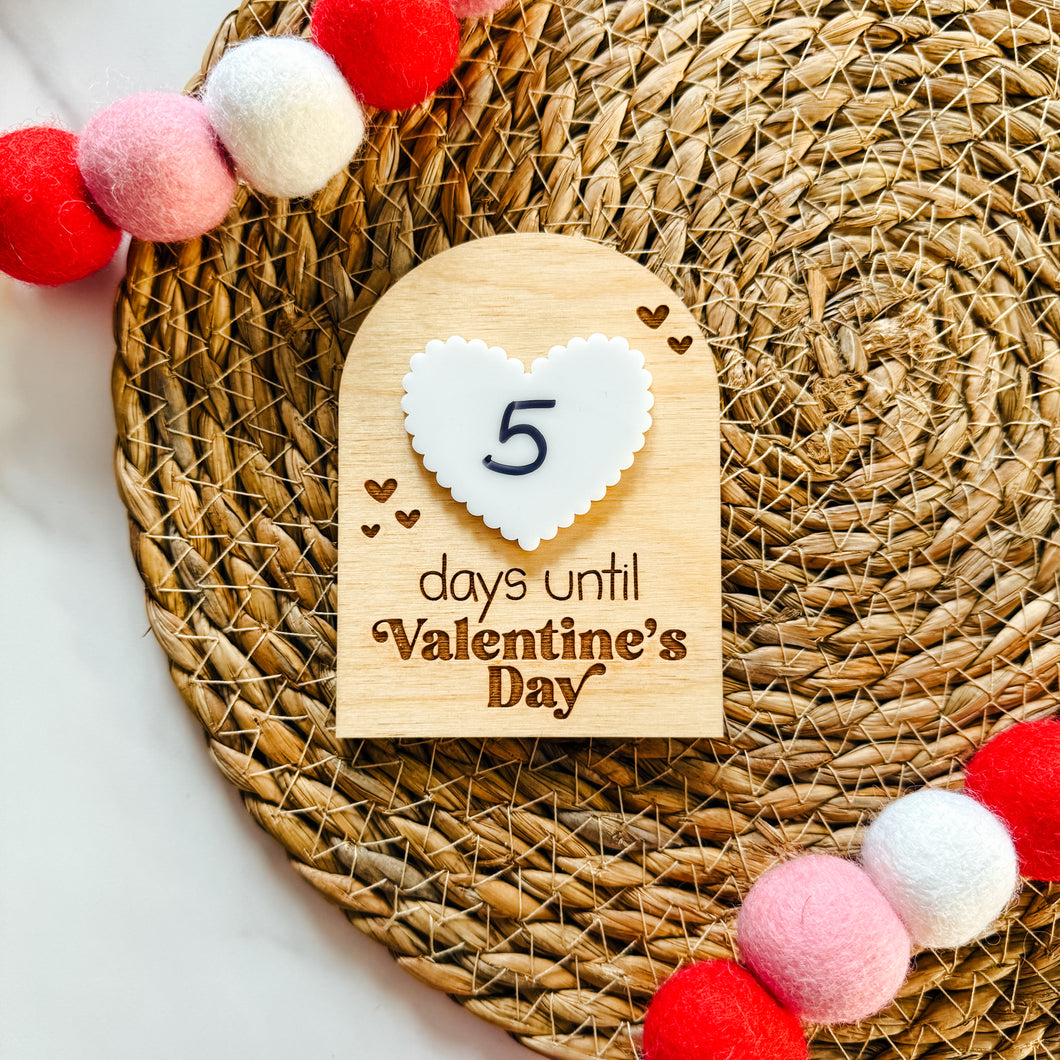 Days Until Valentine's Day Countdown Magnet