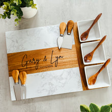 Load image into Gallery viewer, Personalized Charcuterie Serving Set
