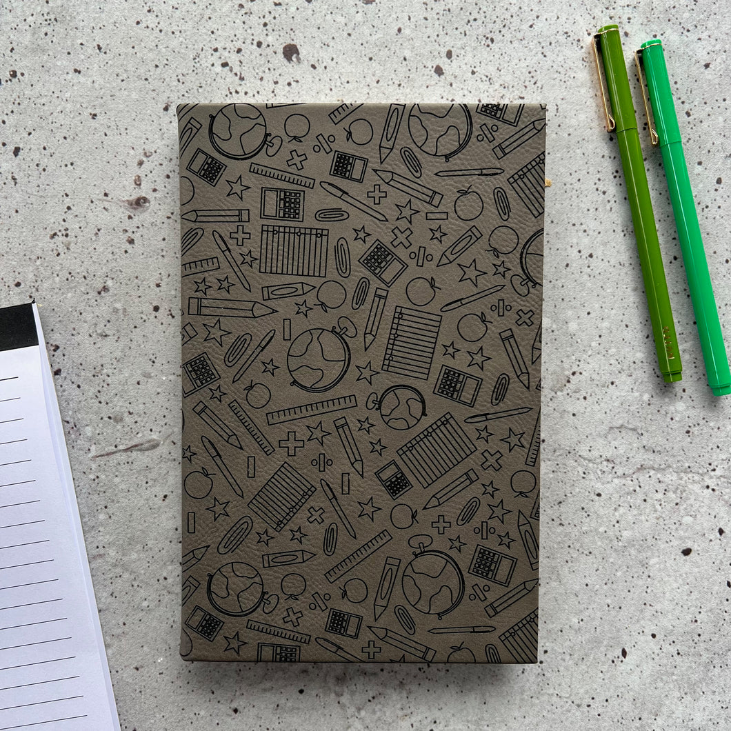Back to School Faux Leather Journal