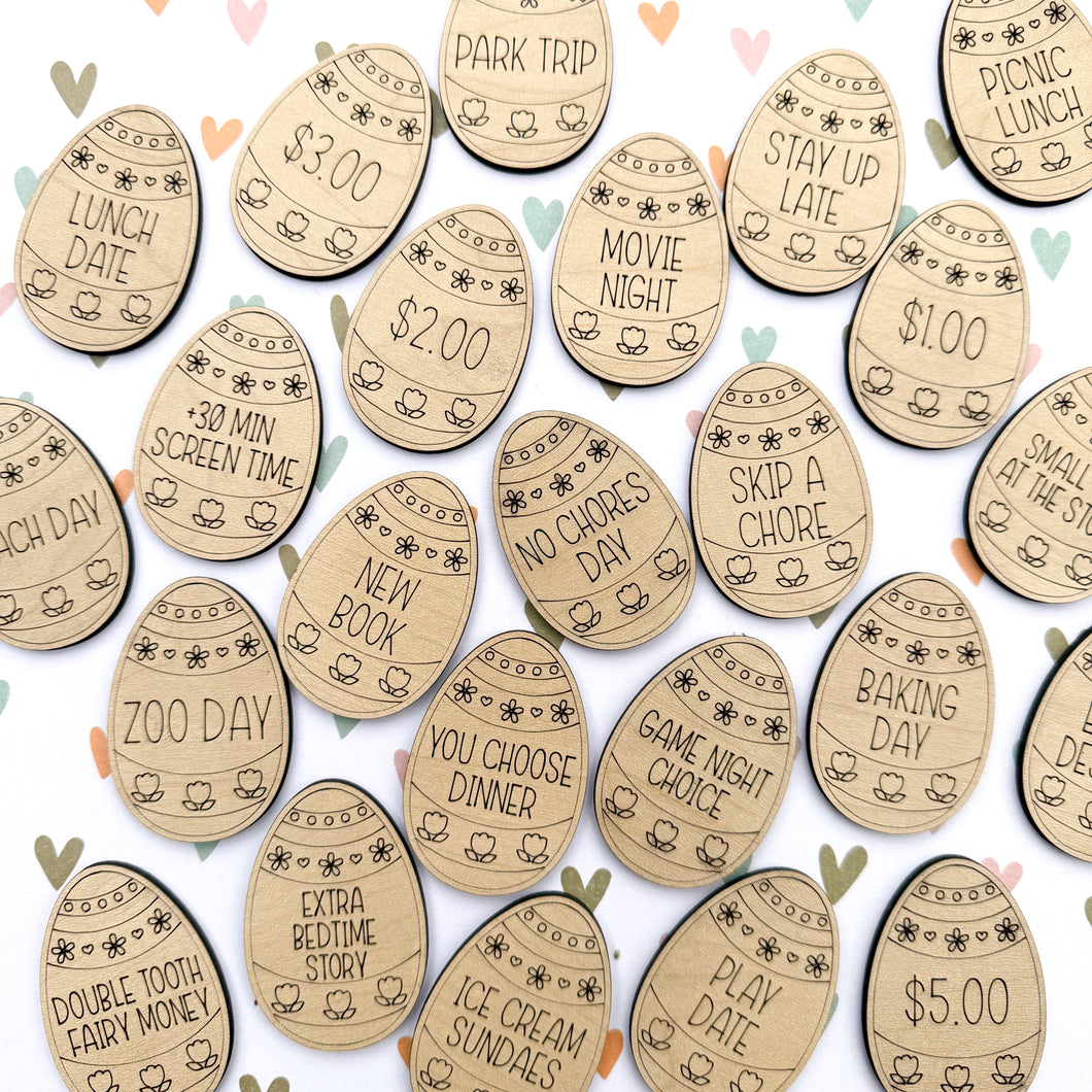 Reusable Easter Basket Coins (Set of 24)