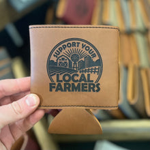 Load image into Gallery viewer, Faux Leather Beverage Holders - Support Local Farmers
