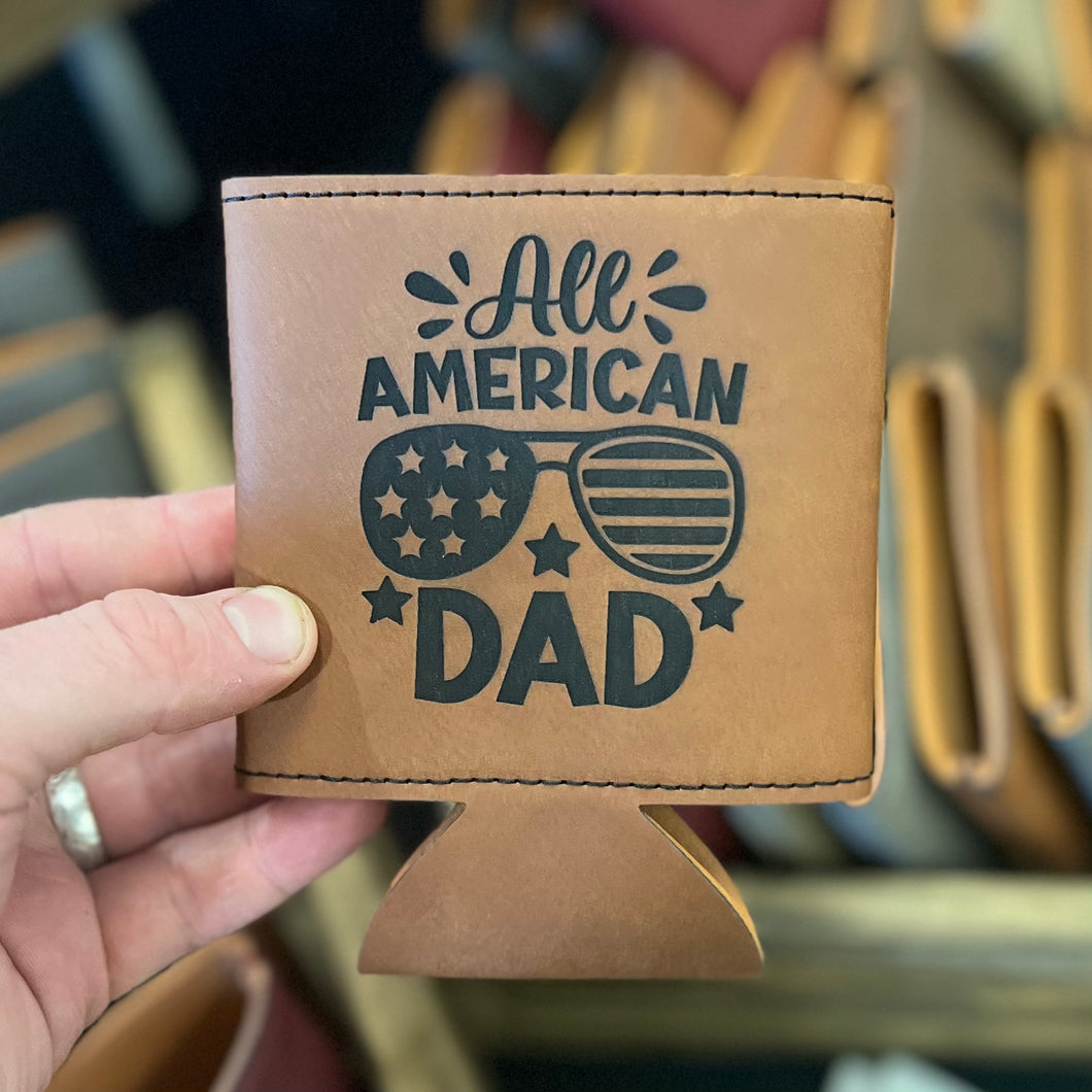Faux Leather Beverage Holders - All American Dad