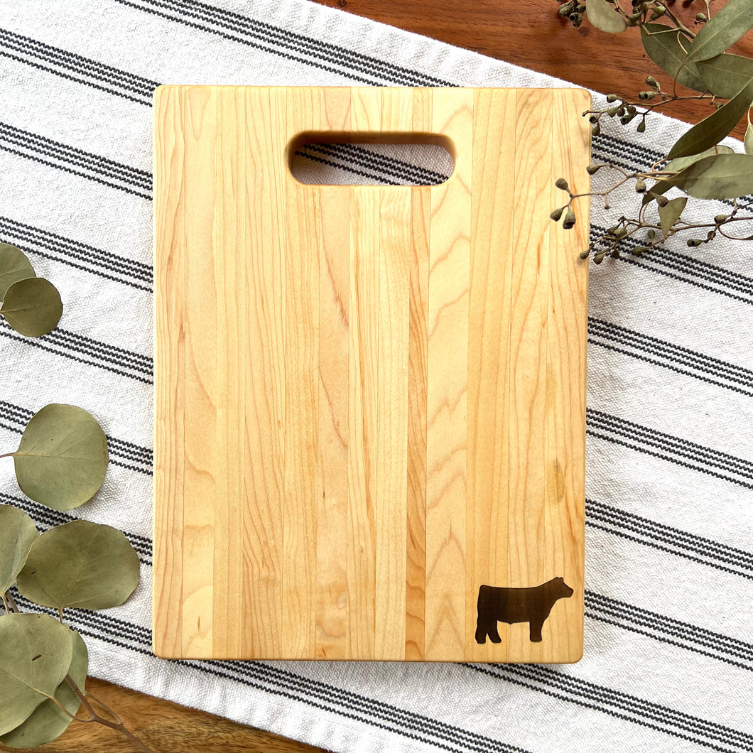 Fair Buyers Gift / Cutting Board with Cutout Handle