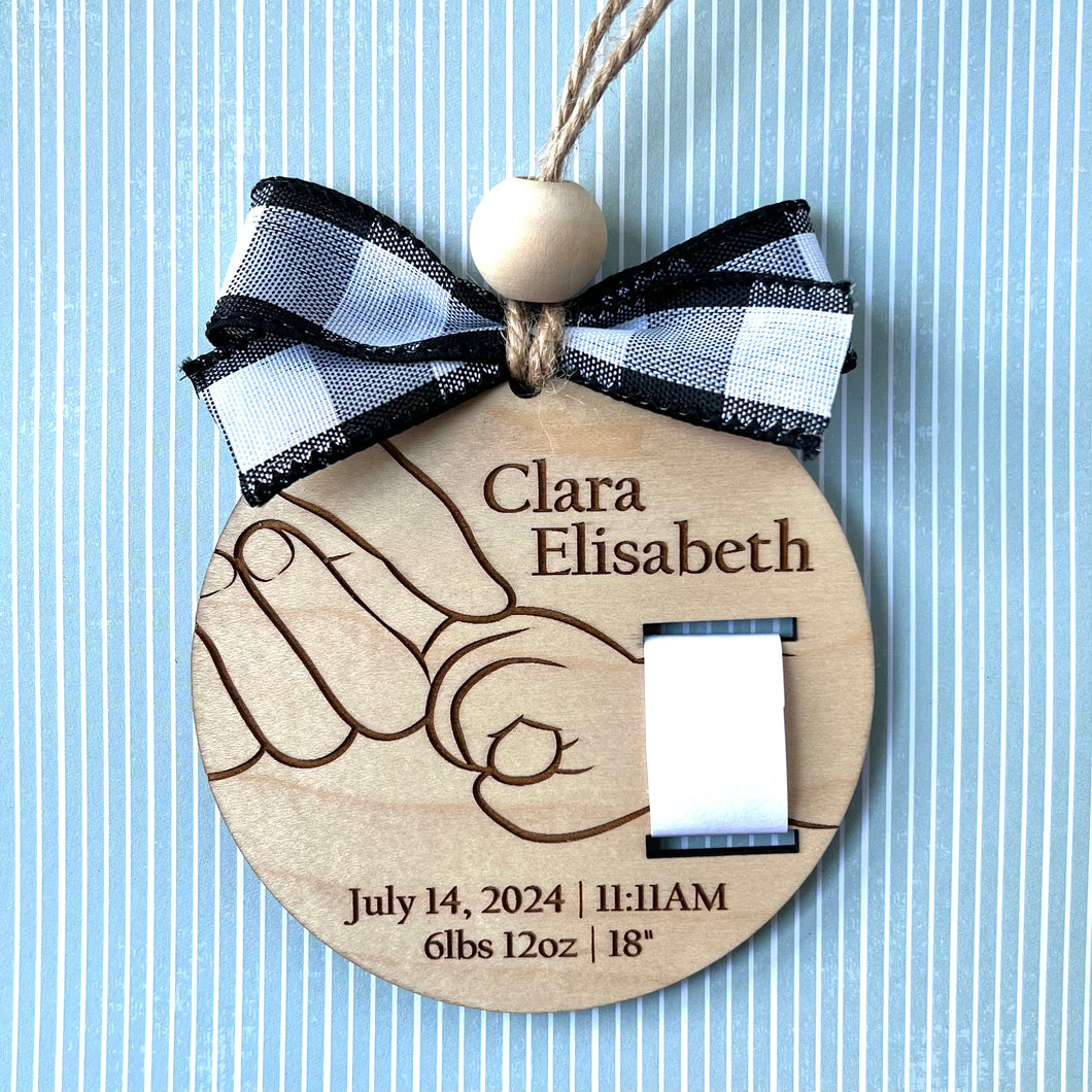 Custom Hospital Bracelet Ornament