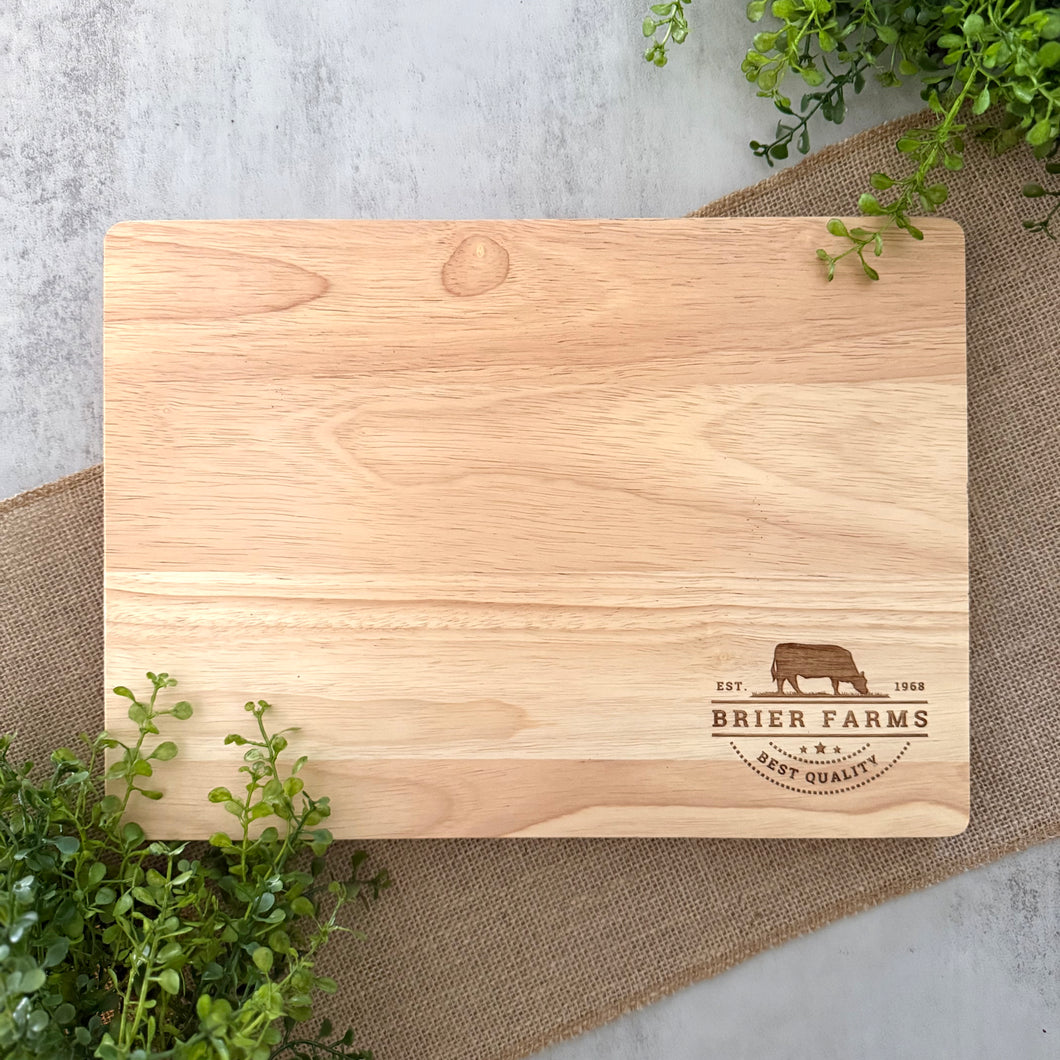 Custom Engraved Large Cutting Board