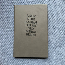 Load image into Gallery viewer, Silly Little Journal Faux Leather Lined Journal
