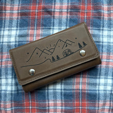 Load image into Gallery viewer, Happy Campers Faux Leather Card and Dice Set
