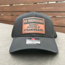 Load image into Gallery viewer, Protected by #TeamWeasel - Richardson 112 Trucker Hat
