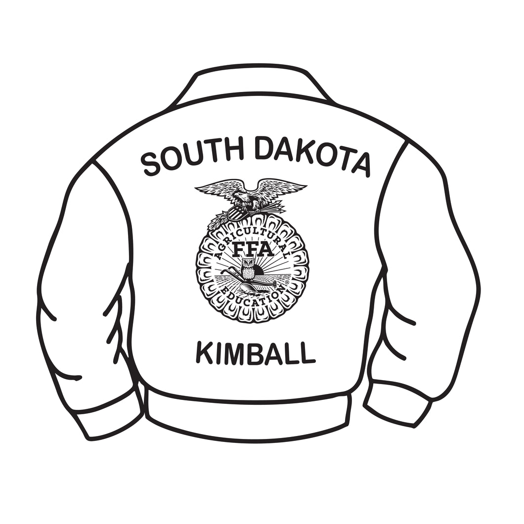 Kimball FFA Jacket Ornament