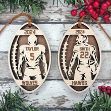 Load image into Gallery viewer, Football - Stadium Series Spotlight Ornament
