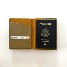 Load image into Gallery viewer, Couple&#39;s Passport Holder + Luggage Tag Set
