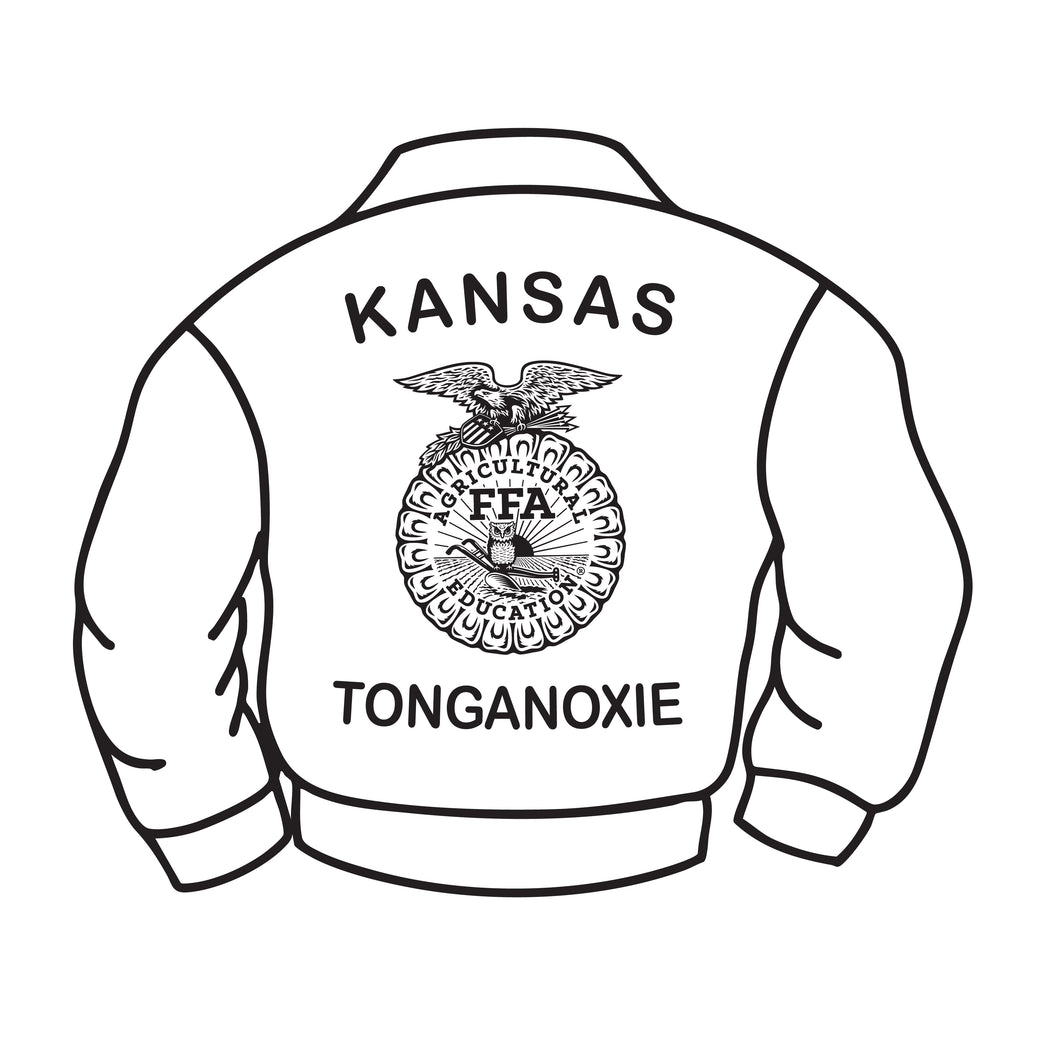 Tonganoxie FFA Jacket Ornament
