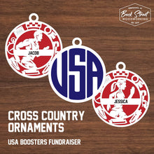 Load image into Gallery viewer, Cross Country Ornament - USA
