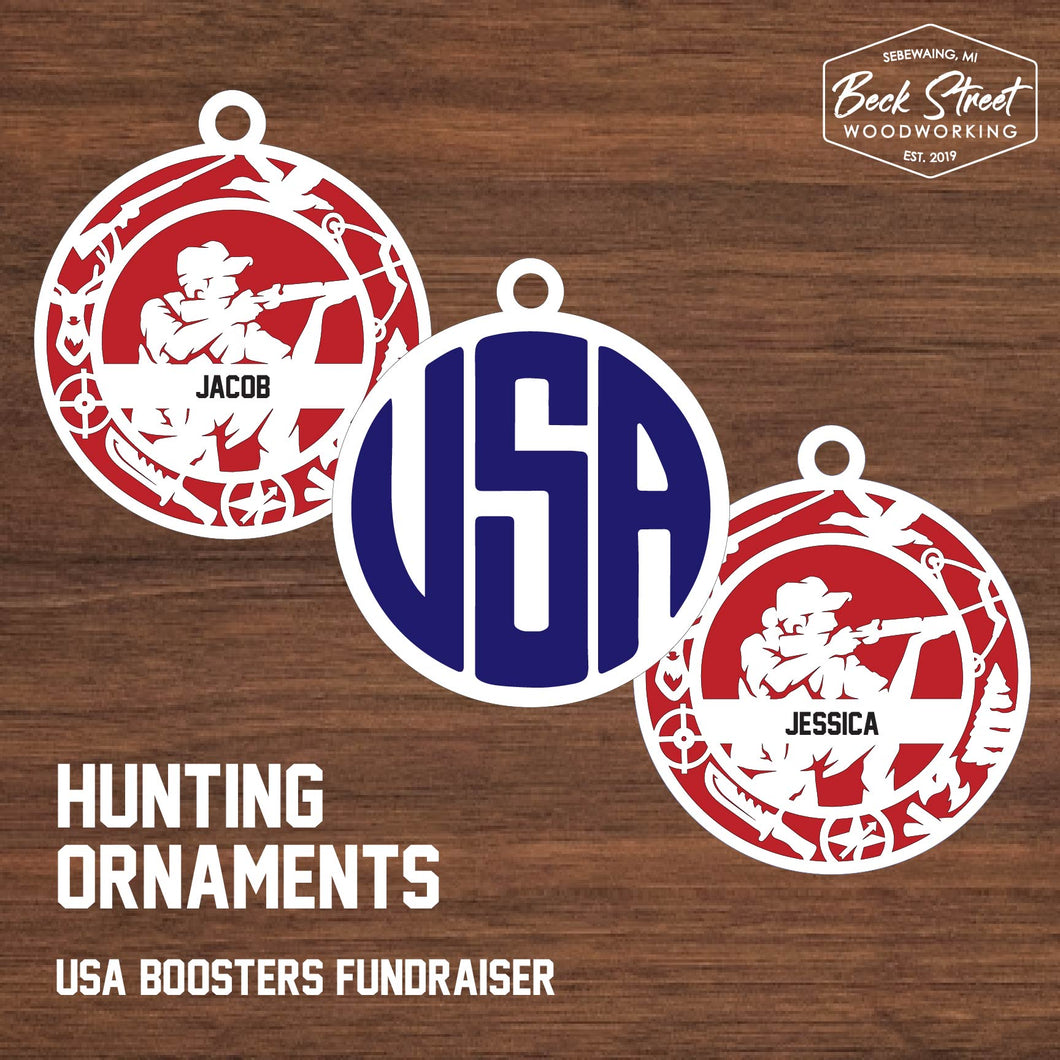 Hunting Ornament - USA