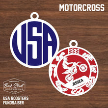 Load image into Gallery viewer, Motorcross Ornament - USA
