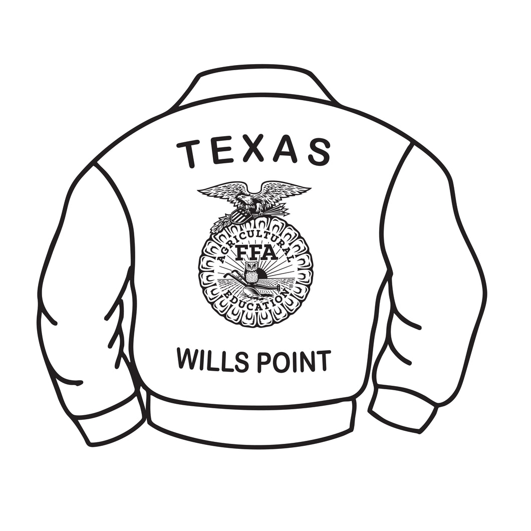 Wills Point FFA Jacket Ornament