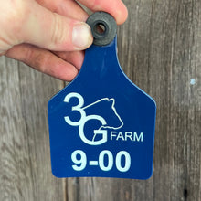 Load image into Gallery viewer, Engraved Universal Dual Colored Large Cow Tag
